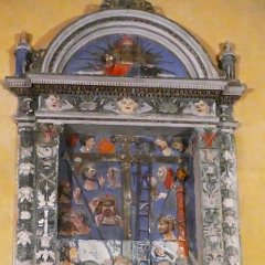 P1190700   Guglielmo Emanuelli, 1502  Imago Pietatis , bassorilievo in pietra policromata.